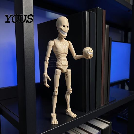 Articulated Horror Toys Figure, 3D Printed Posable Desktop Figurine, Movable Joint Figurines Theme Multi-Jointed Action Figures for Collectors,