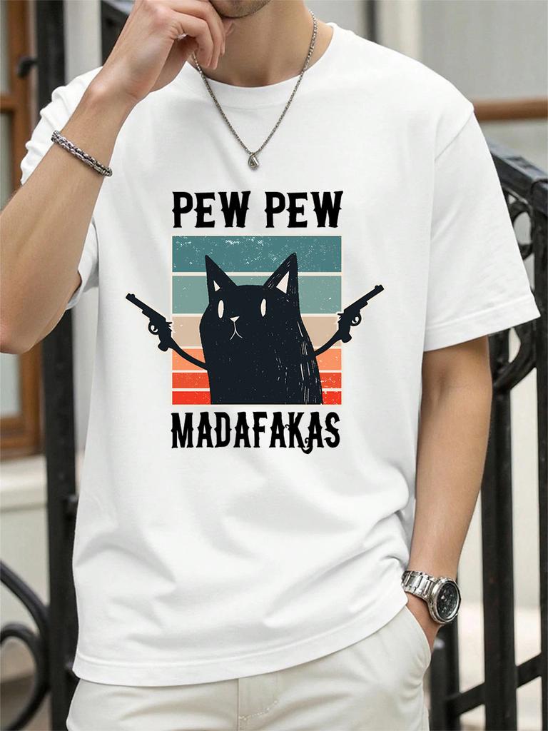 Pew Pew Madafaks Cute Funny Printing TShirt Women Cotton Summer Short Sleeve Comfortable Soft ONeck Tops Street Womans Clothes