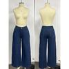 Women S Vintage Casual Straight Leg Slim Fit Jeans