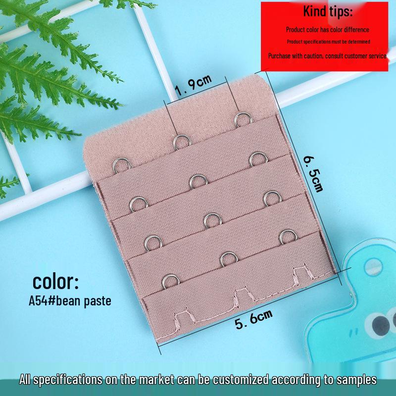 Bra Extension Buckle: 4 Rows, 3 or 4 Buckle Options, Stainless Steel, Large Size Adjustable Extender.