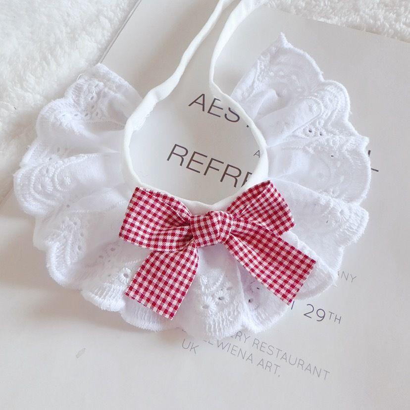 

Котенок Хлопок Кружевной Нагрудник Слюна Домашний Бантик Милый Шарф Декоративный Нагрудник Аксессуары Для Собак Нагрудник L [Recommended within 12.5 kg]