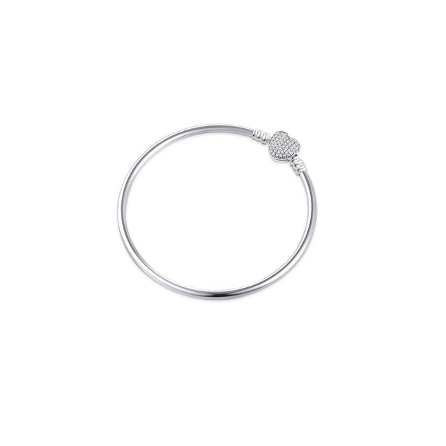 925 Silber Schwarzer Stern Charm Armband Handgefertigter Schmuck Geschenk für Frauen Herzperlen Anhänger Passend