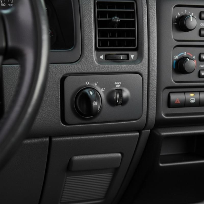 Headlight Switches Panel Trim Cover 88924369, F81Z11654AA Headlight Switches Buttons Panel Cover Trim