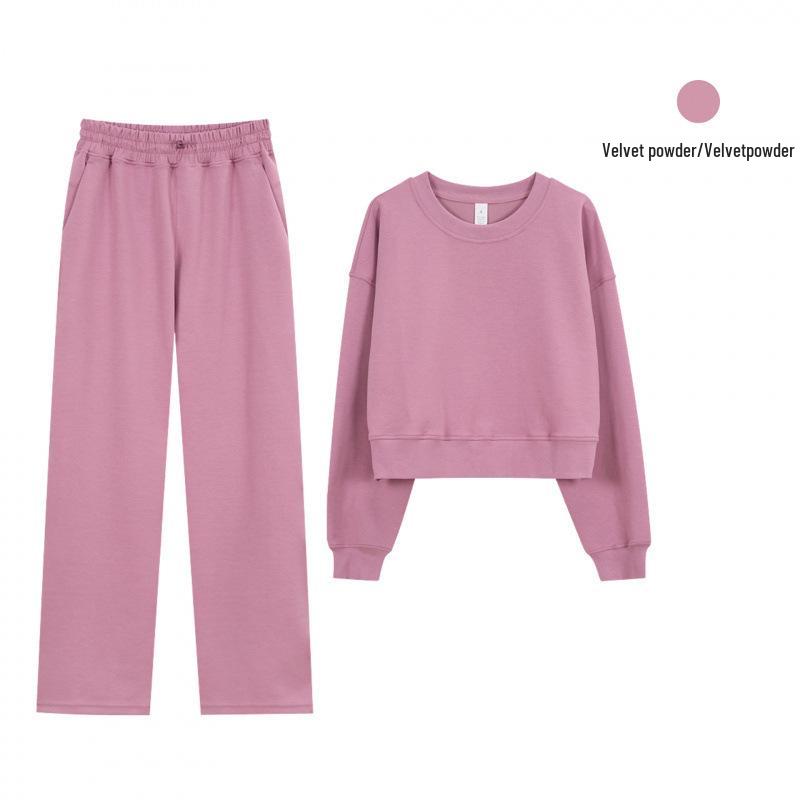 

Lulu Women s Short Hooded Sweatshirt Set: Long Sleeve, Round Neck, Elastic Fitness Yoga Wear 6/L