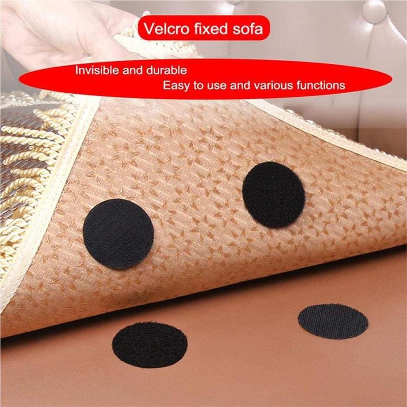 10Pairs Car Carpet Tape Universal Gripper Pad Self Adhesive Car Floor Anti Slip Mat Fastener Tape Fixing Stickers Car Accessory
