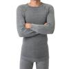 Mochihada Mochijoy Crew Neck Long Sleeve Shirt Thin and Slightly Thick Mesh Gray Innerwear Warm Winter Wear Winter Wear Motorcycle Fishing Golf