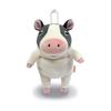 Shinada Global Mochi Series Mochiushi Black Mini 7514cm Stuffed Animal Cow Stuffed Cow MOCO-0088B
