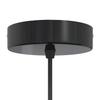 Adjustable Height Pendant Lamp E27 Orange Glossy Ø31 cm Metal
