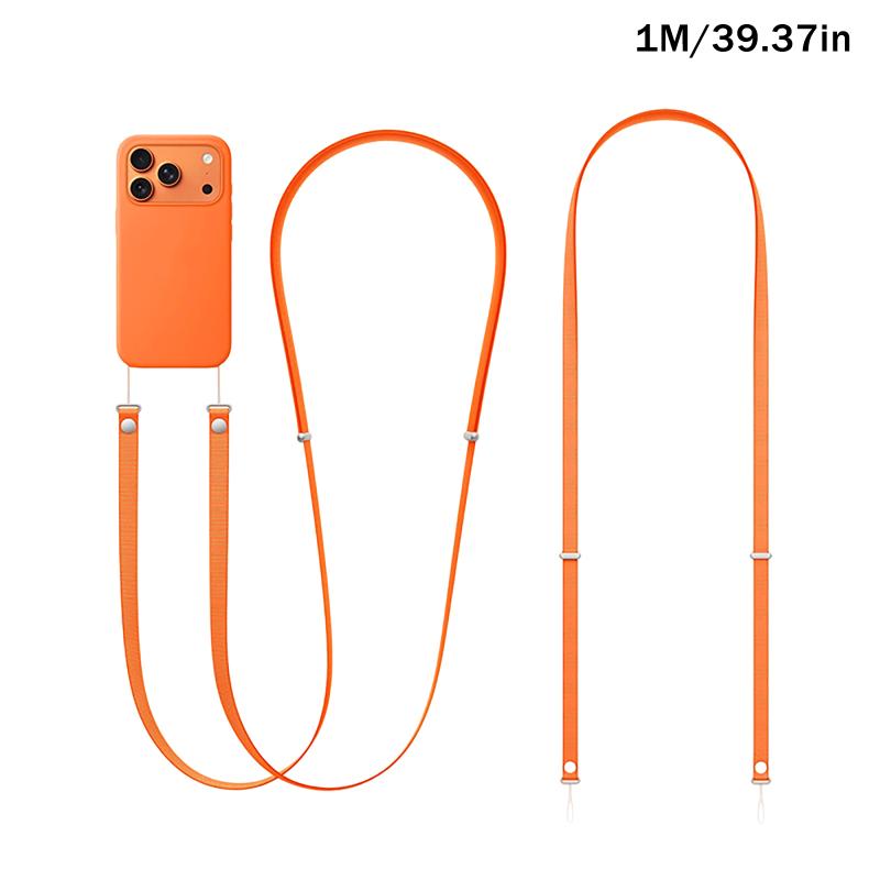 High End Official Magnetic Woven Strap For Orginal 17 Pro Max 17 Air Phone Crossbody Lanyard Anti-Loss Strap