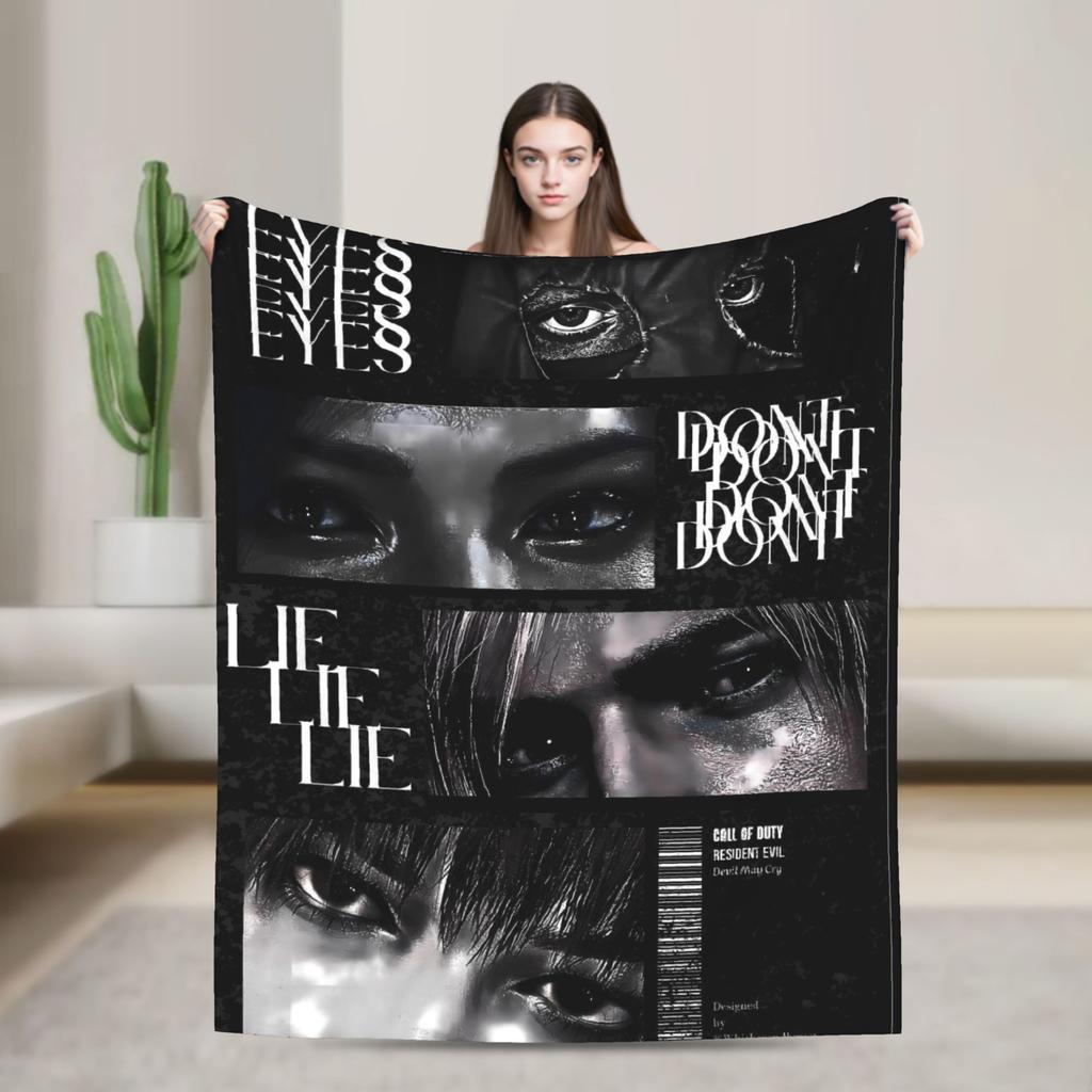 Silent Hill Horror Movie Games Super Soft Blankets Plush Bedding Throws Comfortable Couch Chair Flannel Bedspread Sofa Bed Cover