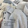 Retro Long Sleeve Polo Sweatshirt: Versatile, Casual French Influencer Style for Spring & Autumn