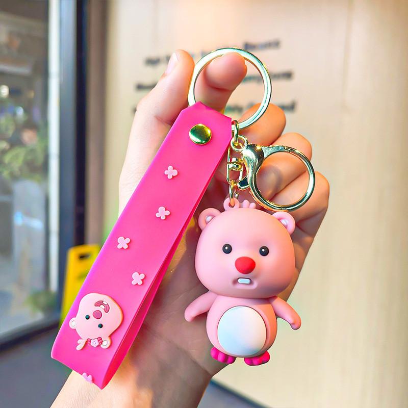 

Мультяшный Бобер Очаровательный Брелок Милая Силиконовая Фигурка Для Подарка Девушке Classic