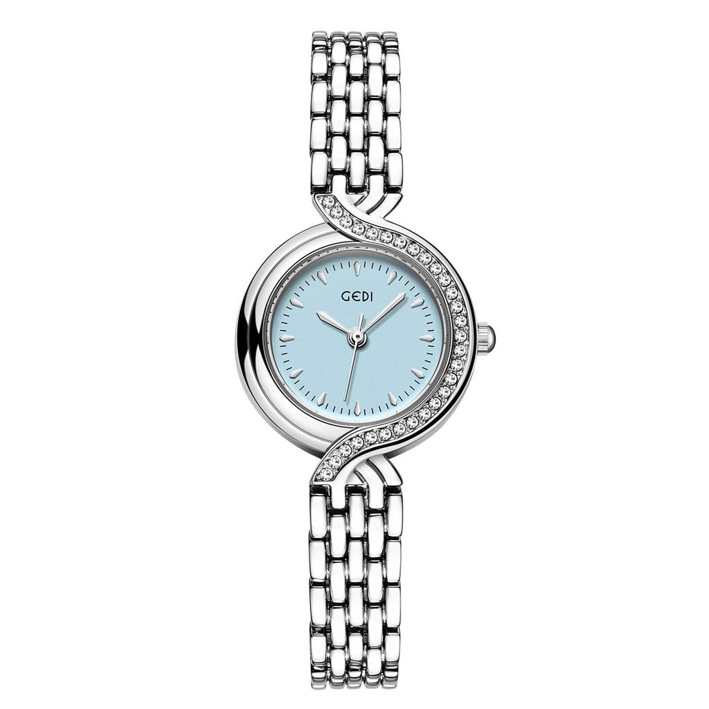 Watch Women'S Light Luxury Bracelet Watch Niche Diamond-Encrusted Temperament Women'S Waterproof Quartz Watch