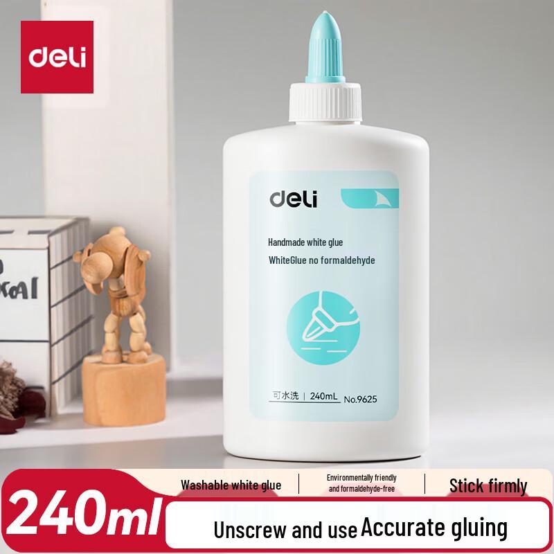 Deli Washable White Glue for Students DIY