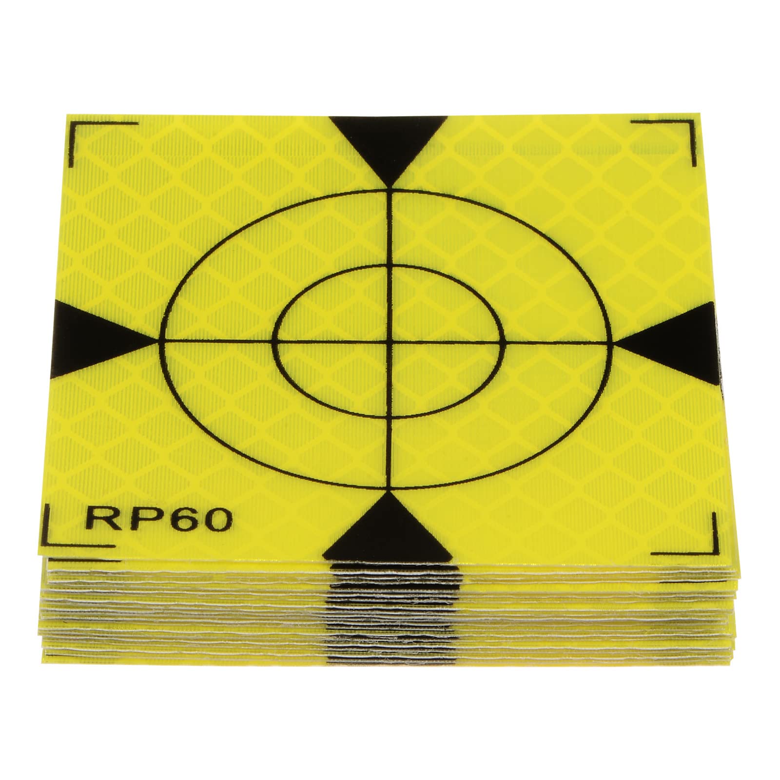 

uxcell Survey Reflector 60mm Reflective Tape Survey Target Mark for Total Station Green 20 Pieces Self-Adhesive