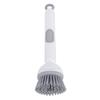 Dish Brush with Detergent Dispenser Adjustable Angle Rotating Scrub Brush for Pots Pans Kitchen Cleaning Brush for Sink