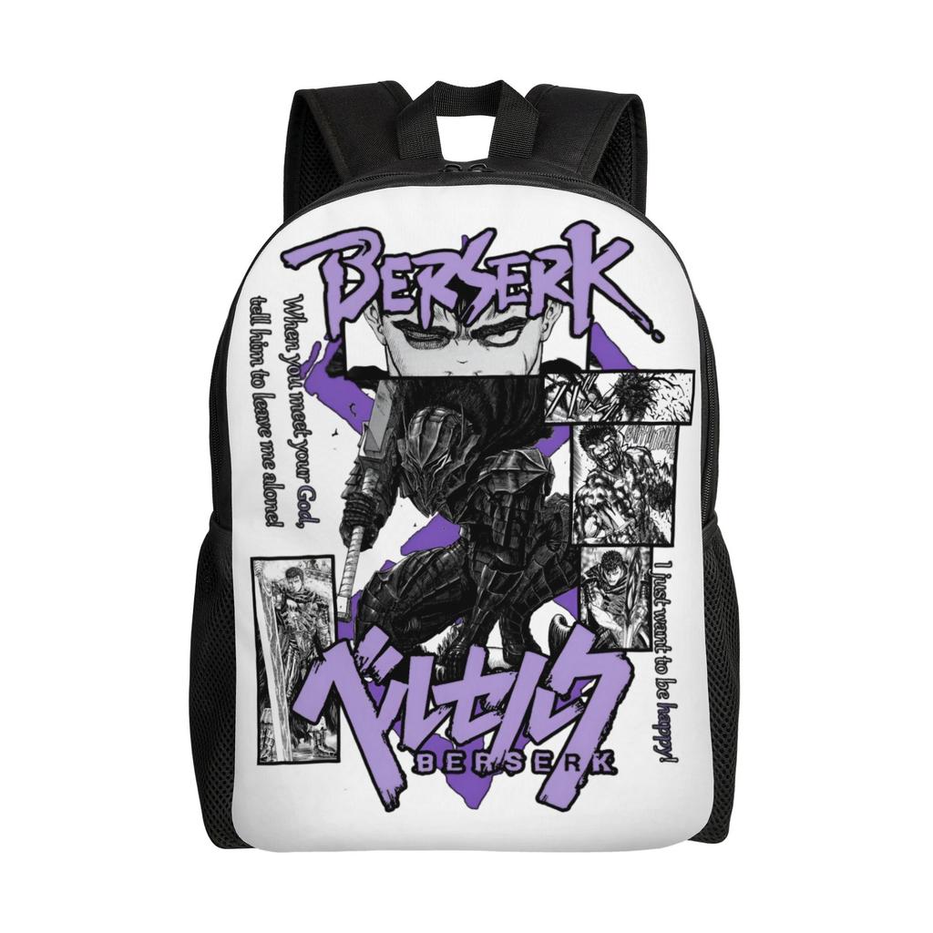 B-Berserkes Laptop Backpack Men Women Casual Bookbag for School College Student Adventure Bag