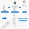 E26 E27 Wireless Remote Control Bulb Base With Timer Led Smart Light Socket For Home Use