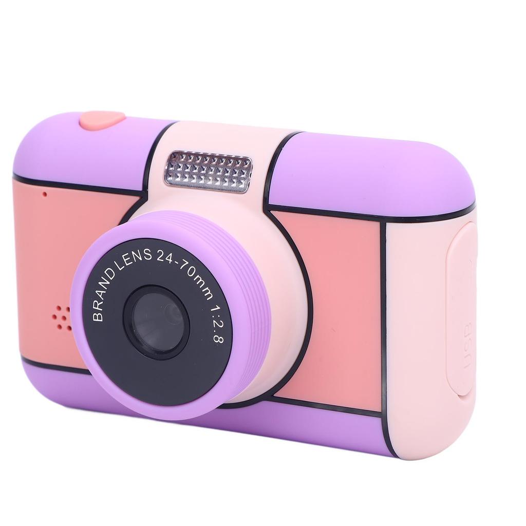 32MP 1080P Digital Camera with 2.4 Inch Screen LED Flash Compact Small Camera Toy with 32G Memory Card for Boys Girls Photography