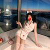 Right Night Sexy Erotic Underwear Pure Desire Pajamas Uniform Qqny Clothes Female White Nurse Cos Suit