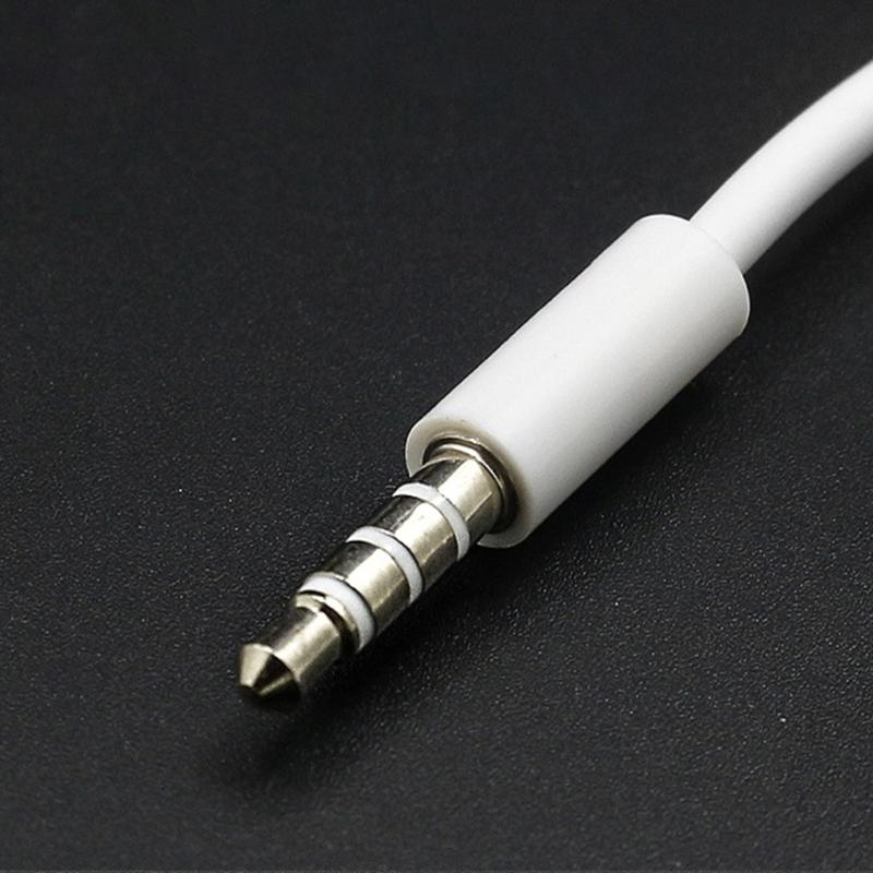 3.5mm AUX Stereo Plugs to USB Converter Aux Cable Cord For Car MP3 Speaker