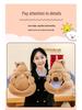 Adorable Capybara Nesting Doll Plush Toy - Detachable, Creative Rag Doll Gift for Boys and Girls
