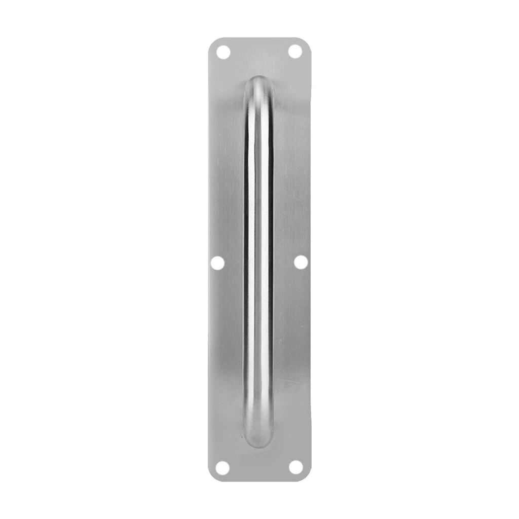 Stainless Steel Pull and Push Plate Door Access Door Pull Handle with Screws (Oval 280*65mm)