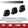 Peterbilt AC Heater Blower Fan Control Knobs (3 Pcs) | Compatible with Peterbilt 330 350 357 367 375 378 379 384 386 387 HVAC Climate Control Module