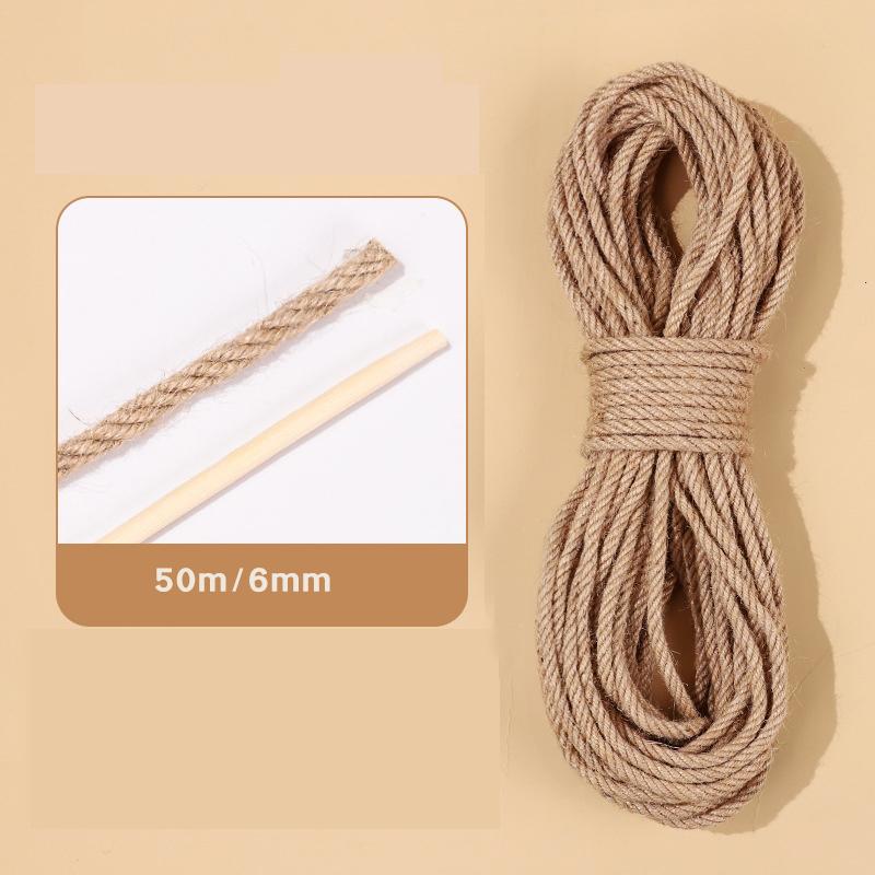 DIY Cat Scratching Post Natural Sisal Rope Cat Scratcher Rope for Cats Sharpen Claw Cat Scratcher Kitten Toys Cat Accessories