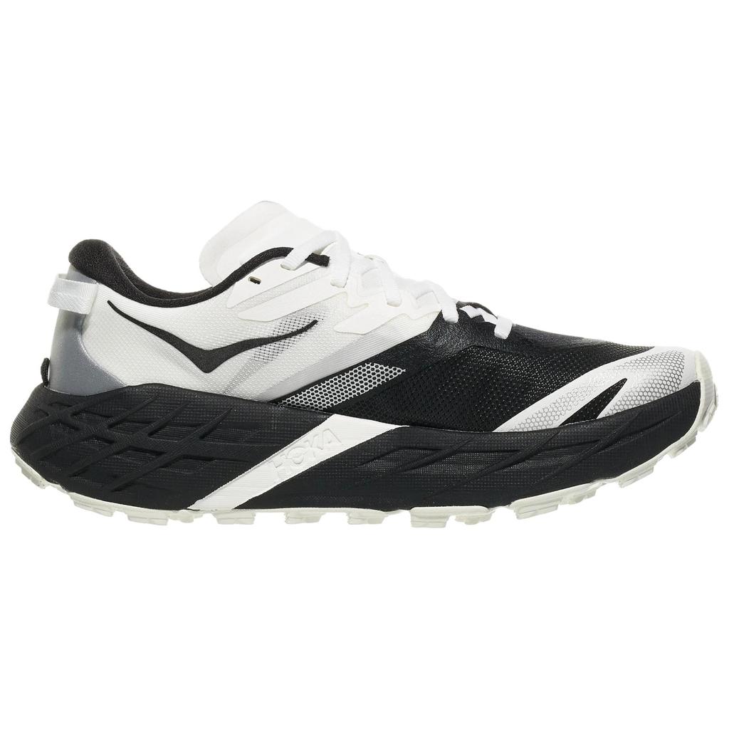 HOKA One One SPEEDGOAT 7 Trail Running Shoes Women's Black White 1171929-BWHT