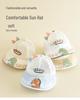 Kids' Dinosaur Mesh Sun Protection Windproof Bucket Hat