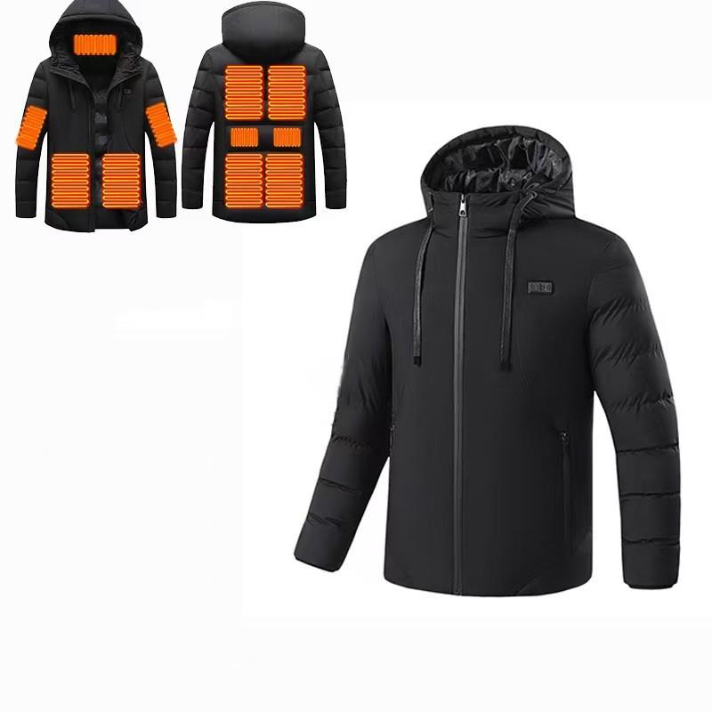 

Мужская зимняя уличная утепленная повседневная куртка - Утепленная куртка с капюшоном большого размера XS