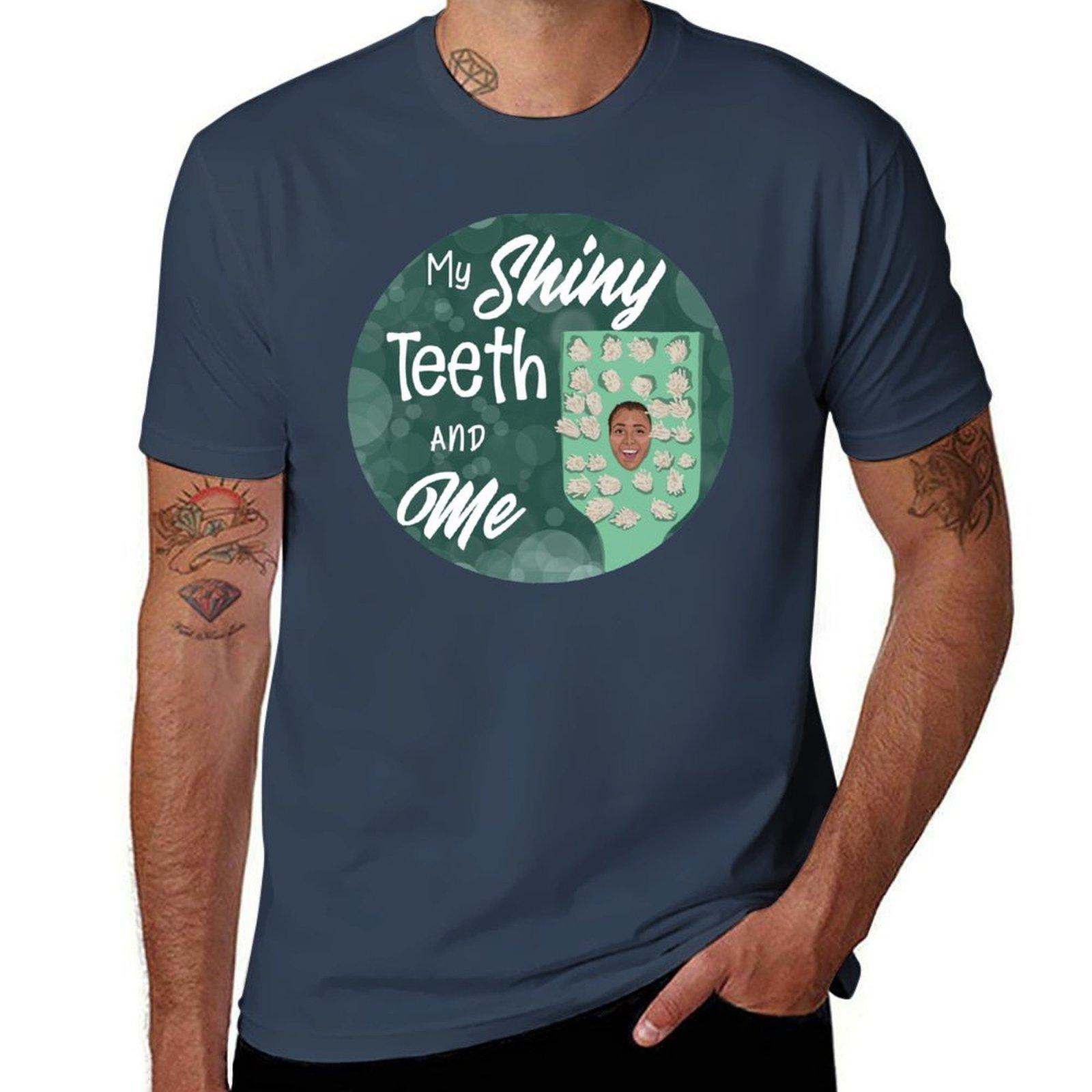 My shiny teeth and me TShirt Large Size Soft Cotton TShirt S