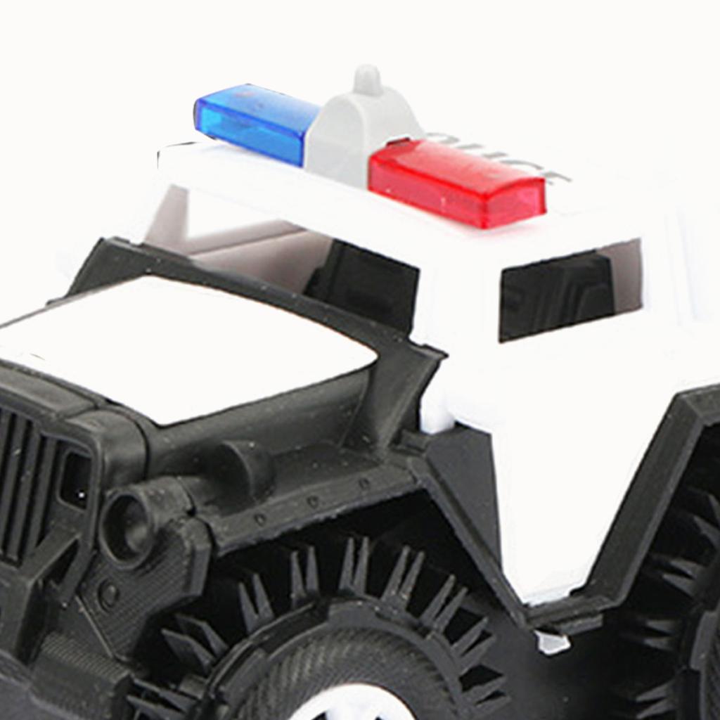 Kids Electric Flipping Truck Automatic Flipping Stunt Simulation Policed   Flipping Vehicle Toy for Boys Girls