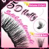 Wispy Style False Eyelashes Natural Look Fake Eyelash DIY Lash Extension Kit  Eye Lash Extension