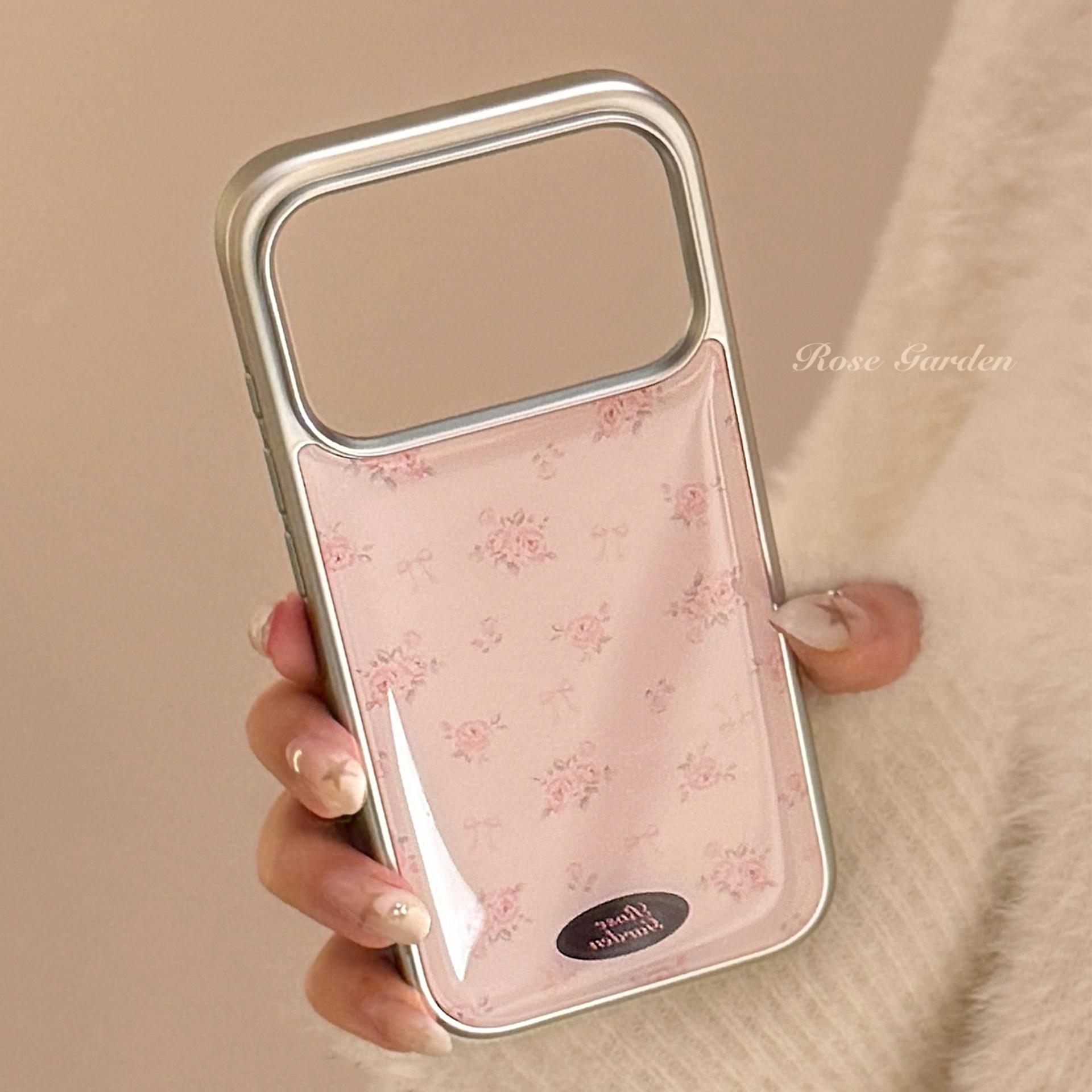 

Чехол для мобильного телефона Apple 17 Promax с цветком розовой розы для IPhone 16 Свежий и нежный 1315 для Huawei For Samsung S25ULTRA