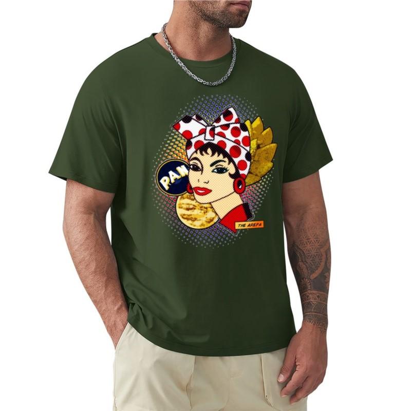 FLOUR BREAD VZLA TShirt Summer Tops Oneck Tshirt Graphic T Shirts Mens Funny T Shirts