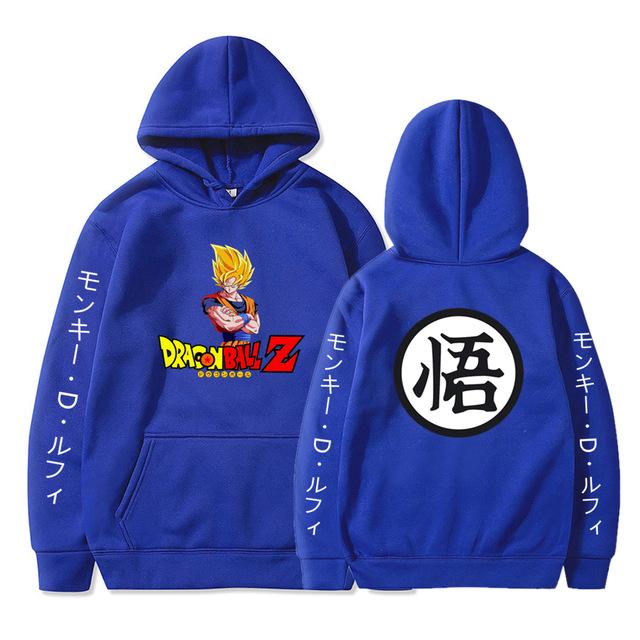 Anime Kreskówka Spersonalizowany Nadruk Sweter Męski i Damski Luźny Pulower Bluza z Kapturem