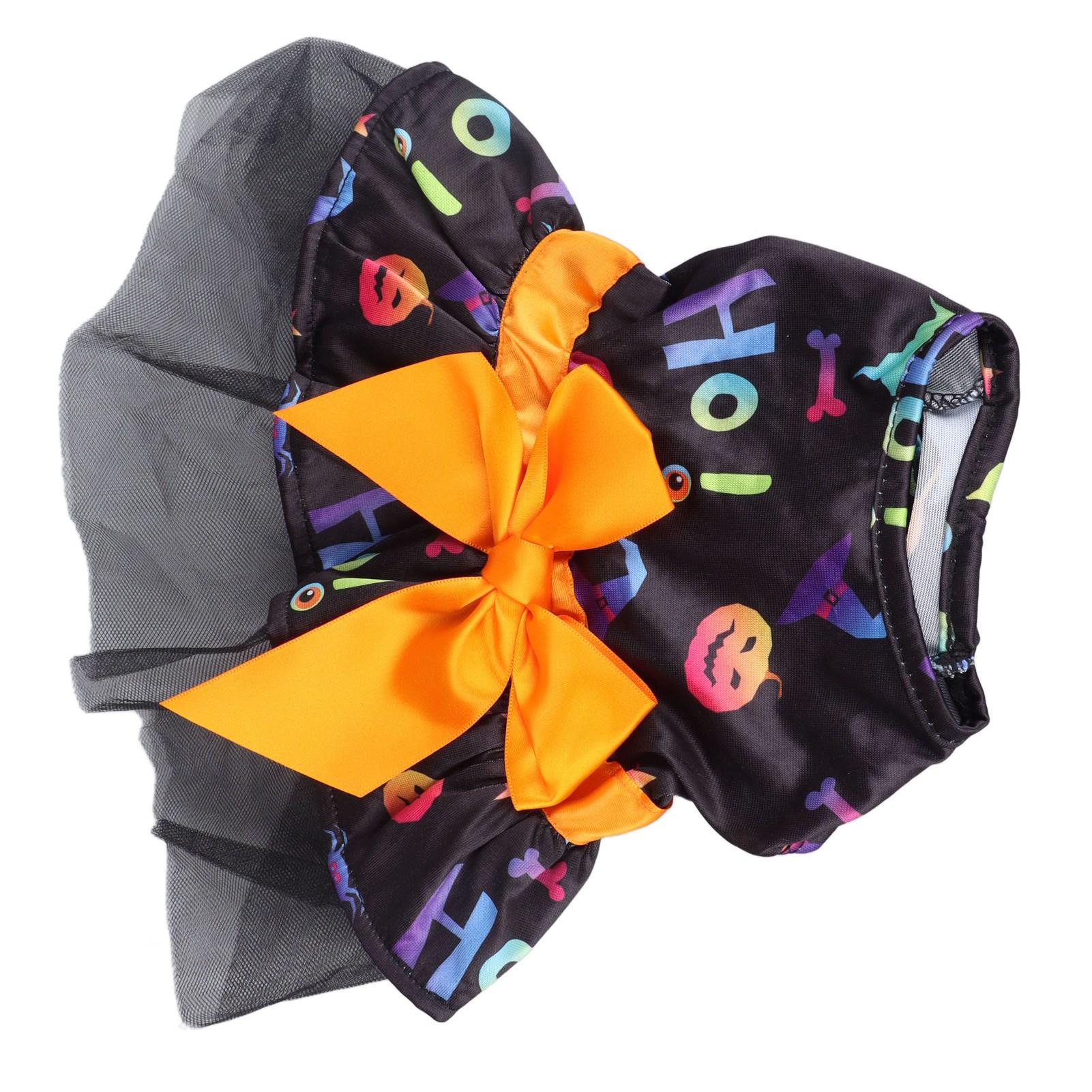 

Dog Halloween Costume Cute Stylish Soft Comfortable Washable Colorful Pet Dress for Halloween Party Cosplay