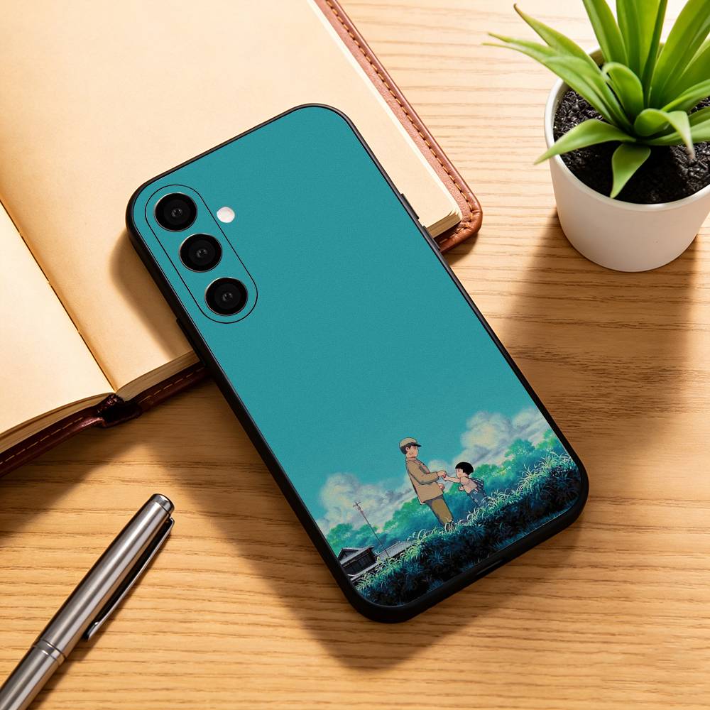 

G-Grave of the F-Fireflies Phone Case For Samsung Galaxy A73,A72,A71,A70,A53,A52,A51,Soft Silicone Black Cover Samsung a72