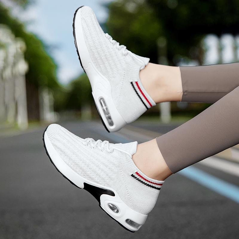 Fashion 36-43 Air Cushion Shoes For Women Sneakers Breathable Sports Summer Platform Training Mesh Running Soft Sole Comfortable Casual
