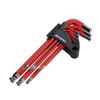 Takagi Color Coated Ballpoint Hex Wrench Set of 9 Powerful Tightening and Special Works Even At Angle Takagi (HW09MCBP) - 1.5/2/2.5/3/4/5/6/8/10mm -