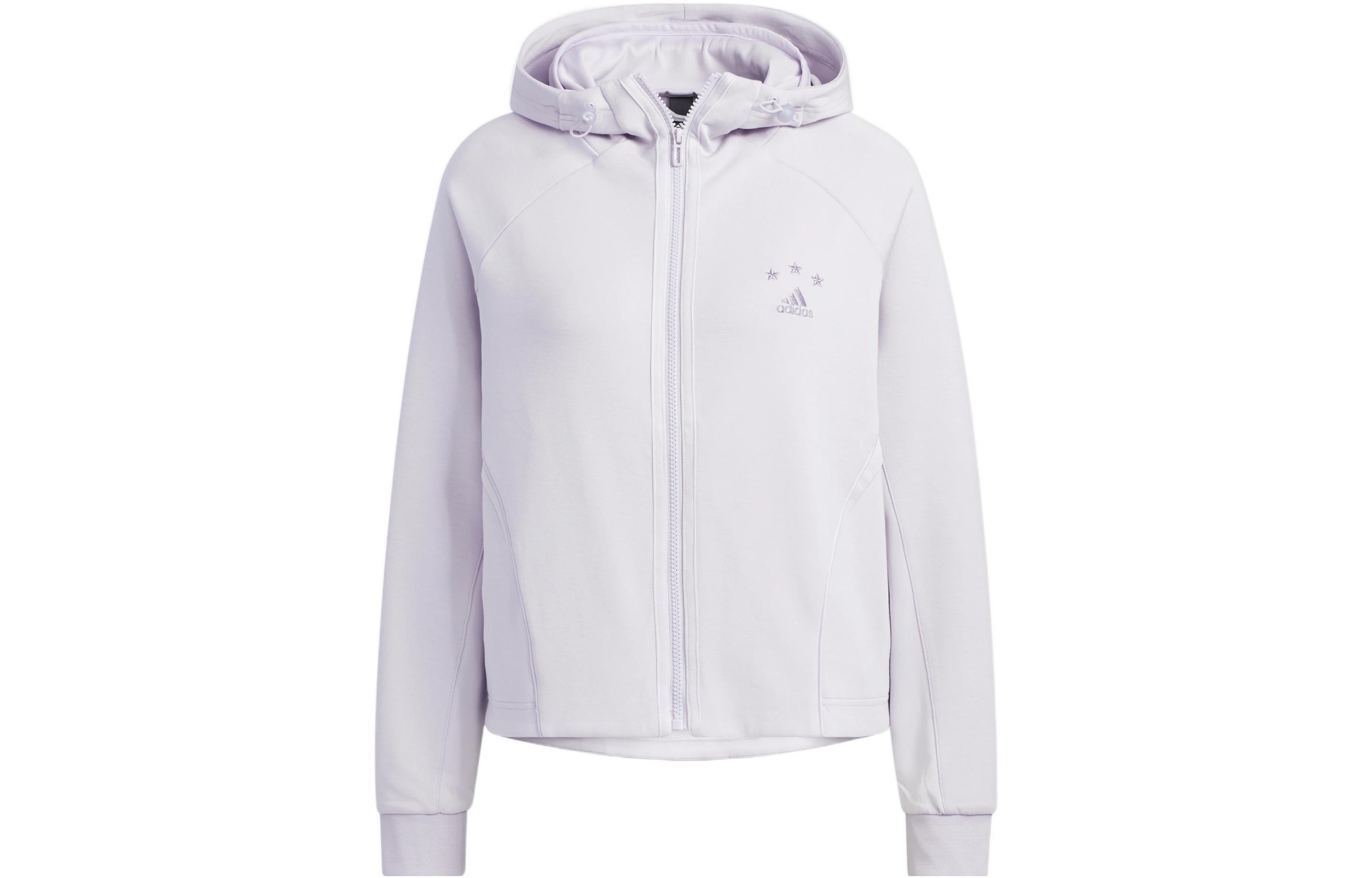 Adidas Jackets Women s Light Purple Hooded Moderate Other HY2817 XXL