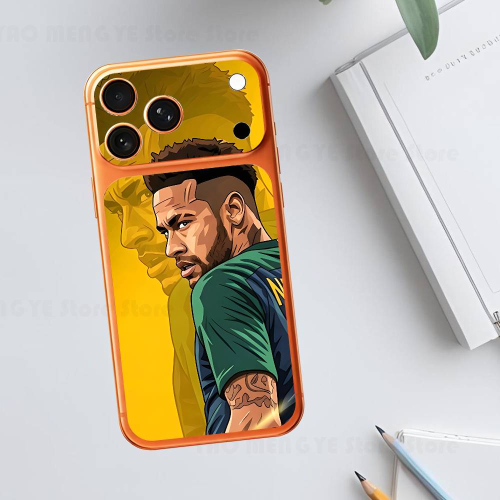 

Football N-Neymar-S Plain Decal Skin For IPhone17 Pro ProMax Back Film Cover Wrap Anti-scratch Durable Sticker 17PM