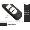 Jingyuqin 433Mhz ID49 2/3 Buttons Smart Key Fit for MAZDA CX-3 Axela CX-5 Atenza Model SKE13E-01 SKE13E-02 Car Remote Control