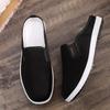 Men's Summer Breathable Backless Slip-on Slippers - Comfortable Casual Outdoor Wear