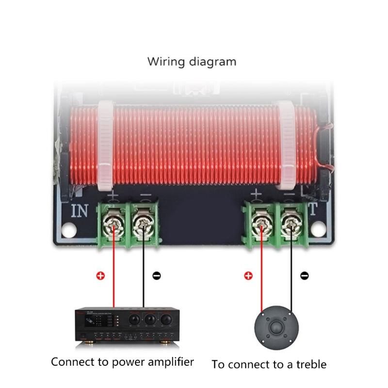 150W HiFi Treble Bass Frequency Divider Stage Video Sound Stereo Crossover Tweeter Filters Devices Outdoor Speaker DIY
