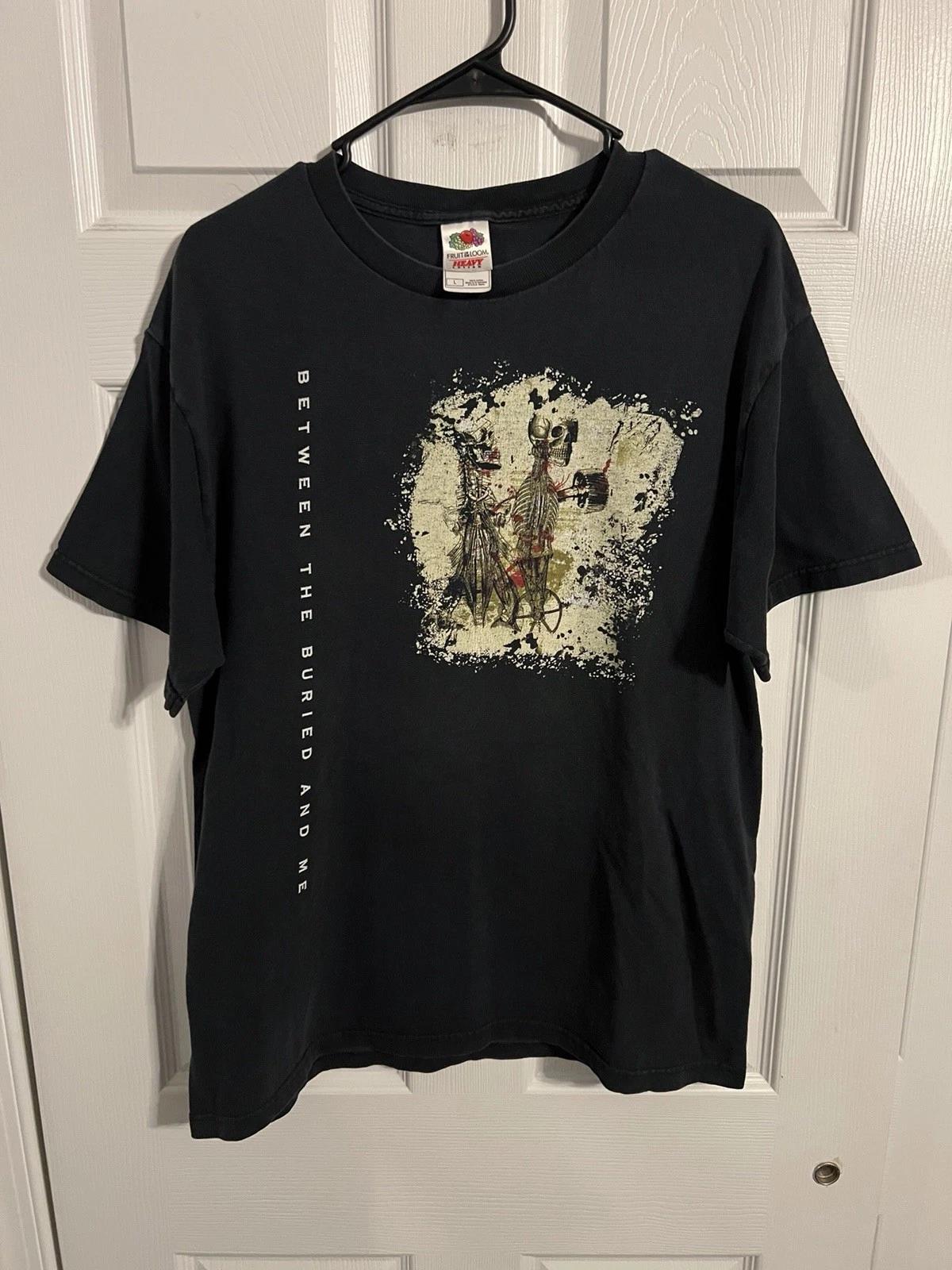 Vintage Between The Buried And Me Band T-Shirt Large Metalcore L