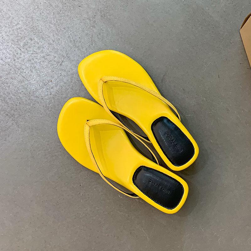 Fashion Fashion Round Toe Ladies Wedges Slippers Shoes Footwear Low Heel Women Slippers Wedges Shoes Female Slides Sandals Flip flops