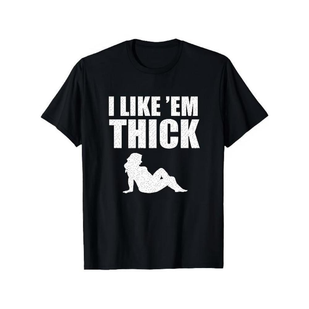 

European Sizes Men sT-Shirt - Plus Size Black Cotton Tee with Female Figure Graphic & White Text, Casual Streetwear Statement Shirt S чёрный